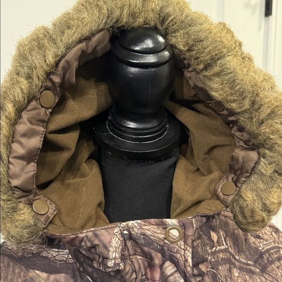 Mossy Oak Kids Camo Puffer Jacket with Hood - Picture 4 of 14